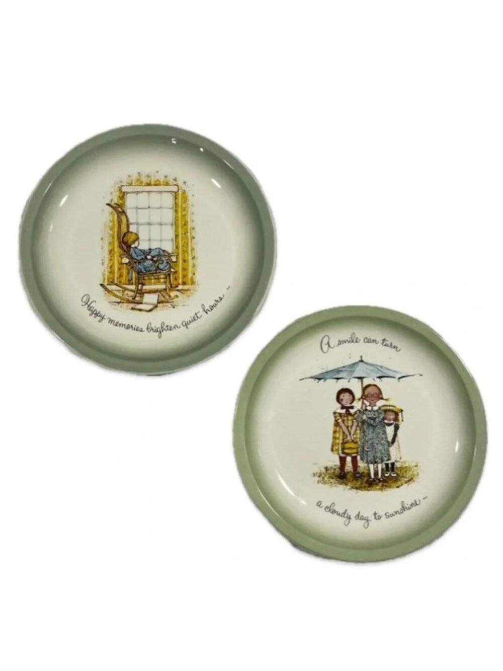 Holly Hobbie Collector Plates (2)